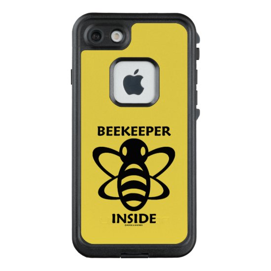 Beekeeper Inside Black White Bee Drawing LifeProof FRĒ iPhone 7 Case