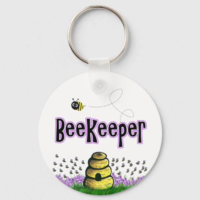 beekeeper keychain (Front)