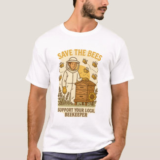 Beekeeper Life – Save the Bees | Vintage Nature Il T-Shirt