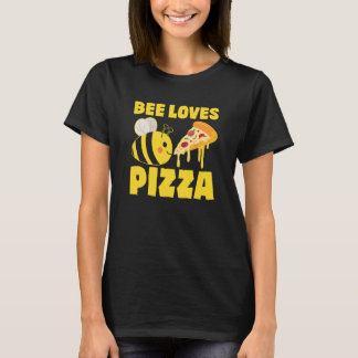 Beekeeper Pizza Pizza Fast Food Cute Bee T-Shirt