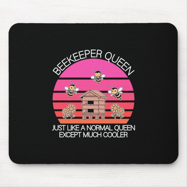 Beekeeper Queen Mouse Pad (Front)