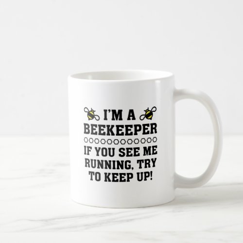 Beekeeper Running Coffee Mug