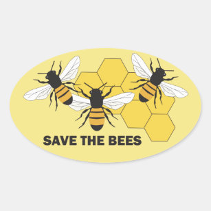 Save the Bees Stickers