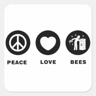 Beekeeper Square Sticker
