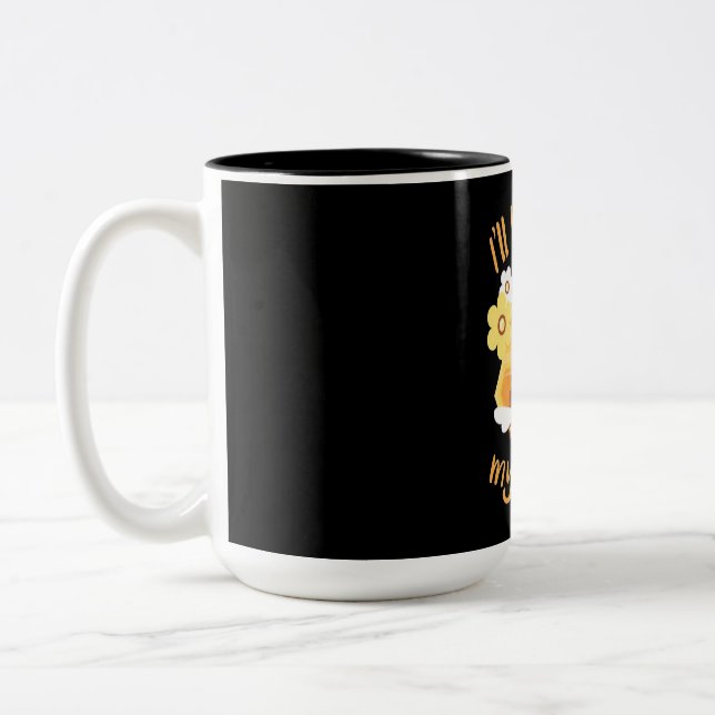 Beekeeper Will Be With My Honeys Two-Tone Coffee Mug (Left)