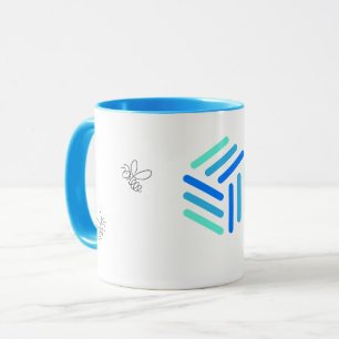 Beekeeper's Blue Mug