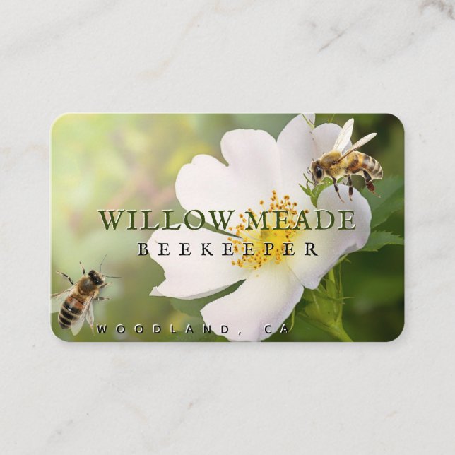 Beekeeper's Hive Inspection & Setup Referral Card (Front)