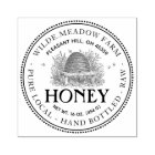 Beekeeper's Honey Stamp with Vintage Skep Apiary