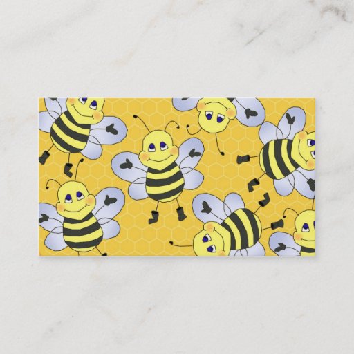 Customizable Beekeeping business cards