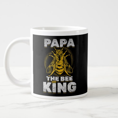 Beekeeping Papa Bee King Honeybee Beekeeper Giant Coffee Mug