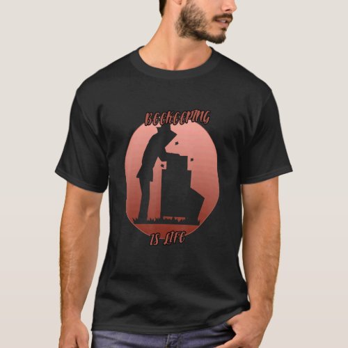 Beekeeping Shadow In A Red Circle T_Shirt