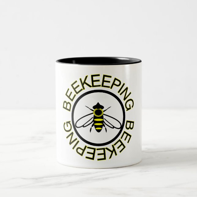 Beekeeping Two-Tone Coffee Mug (Center)