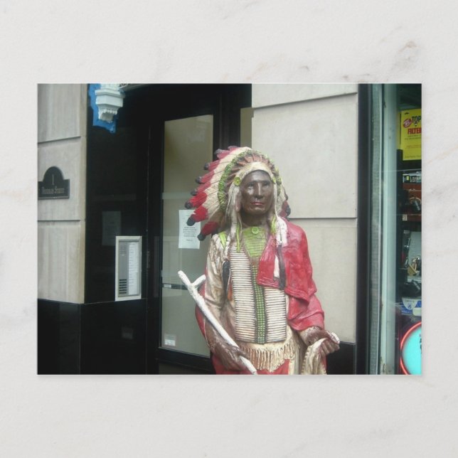 BEEKMAN STREET INDIAN POSTCARD (Front)