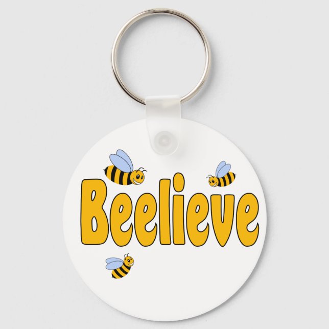 Beelieve Keychain (Front)