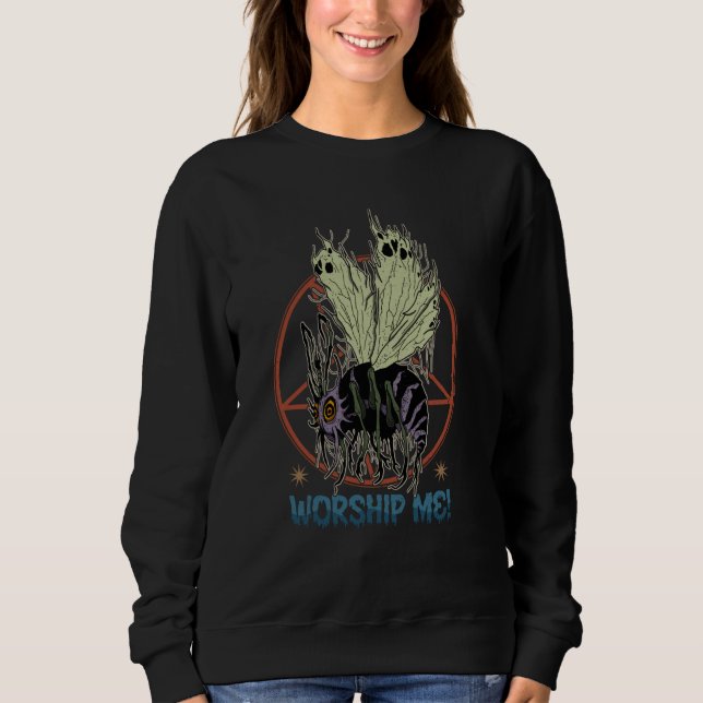 Beelzebub death occult satan devil gothic necro ba sweatshirt (Front)