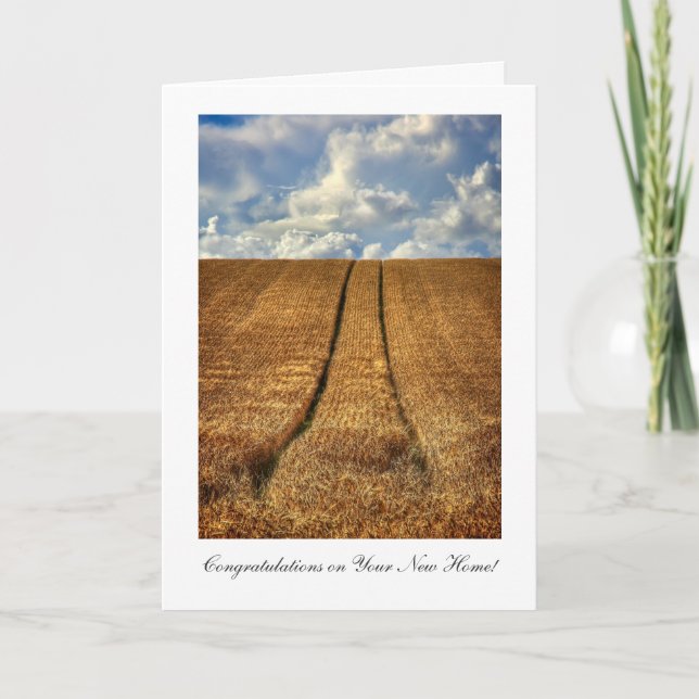 Been and Gone field, Congratulations on New Home Card (Front)