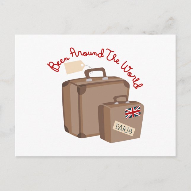 Been Around The World Postcard (Front)