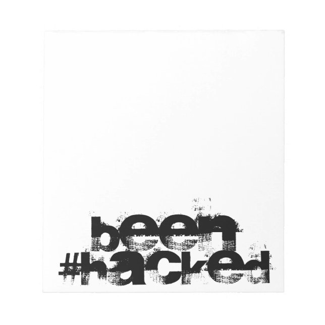 Been Hacked Notepad (Front)