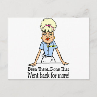 Been there done that postcard
