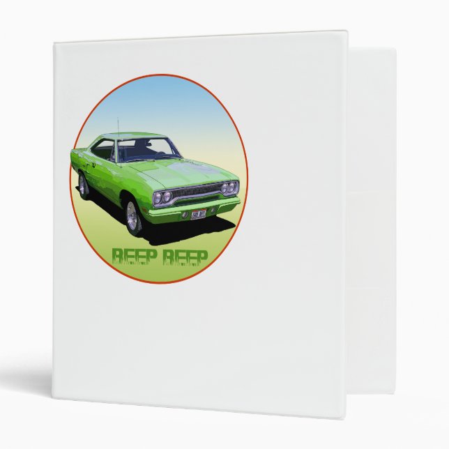 Beep-Beep 3 Ring Binder (Front/Inside)