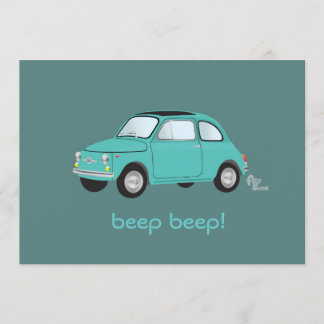 Beep Beep! Birthday Invitation