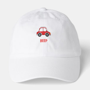 Beep Beep Little Red Car Kids Hat