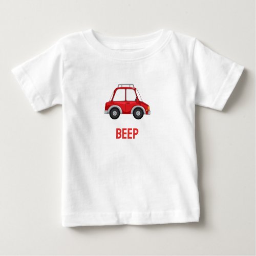 Beep Beep Little Red Car Kids T-Shirt