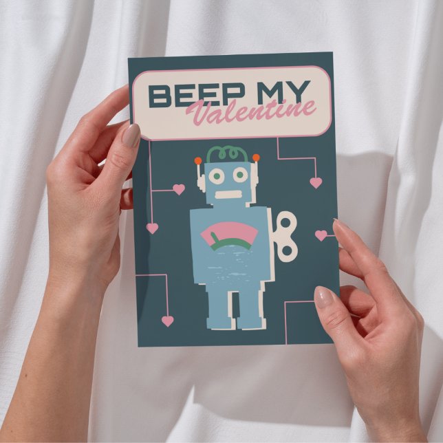 Beep My Valentine Holiday Card (Creator Uploaded)