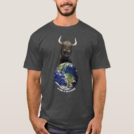Beep The Conquerer/viking Cat T-shirt
