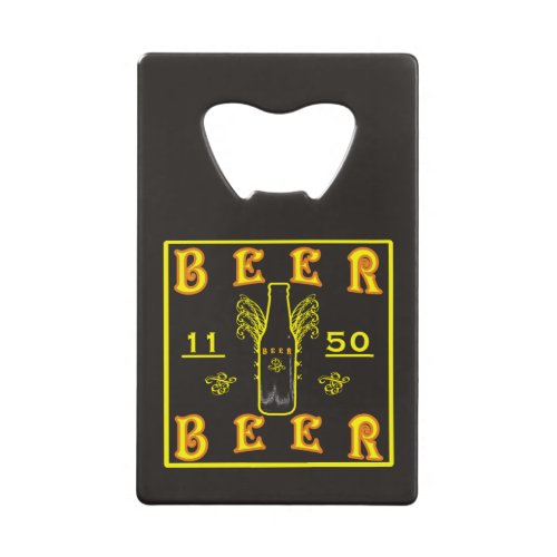 Beer 11 50 credit card bottle opener