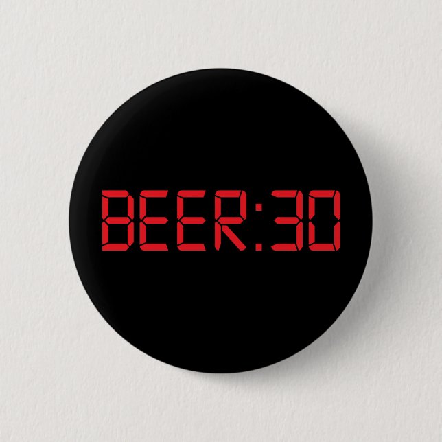 Beer 30 Thirty Irish Button (Front)