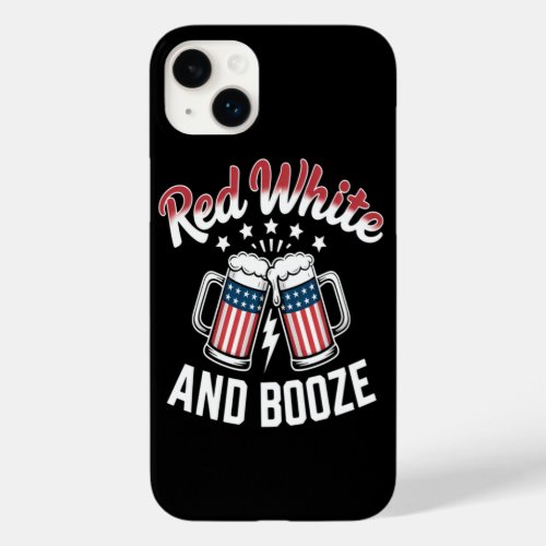 Beer 4th Of July , Patriotic Party Case-Mate iPhone 14 Plus Case