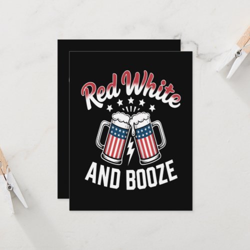 Beer 4th Of July , Patriotic Party Invitation