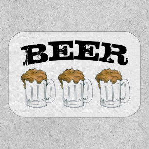 BEER Ale Mug Drinking Bar Man Cave Bartender Patch