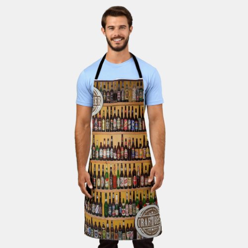 Beer All Over Print Apron Keep it Handsome