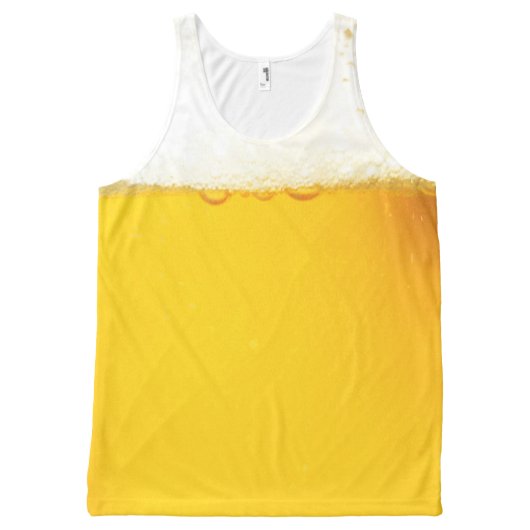 Beer All-Over-Print Tank Top (Front)