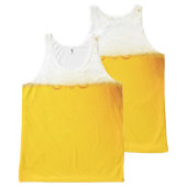 Beer All-Over-Print Tank Top (Front and Back)