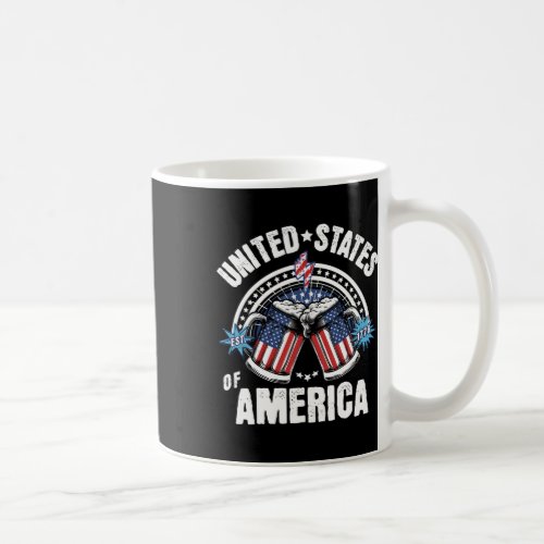 Beer American Flag 4th Of July Beer Usa Drinking  Coffee Mug