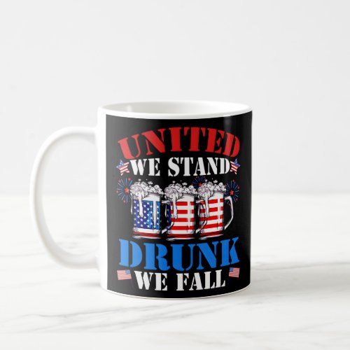 Beer American Flag 4Th Of July Patriotic Drinking  Coffee Mug