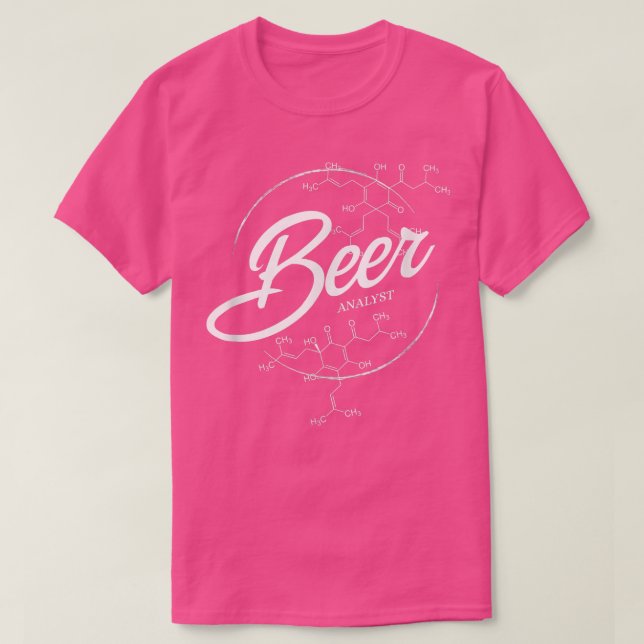 Beer Analyst Funny Beer T-Shirt (Design Front)
