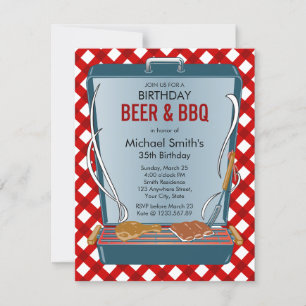 Beer and BBQ Party Invitation
