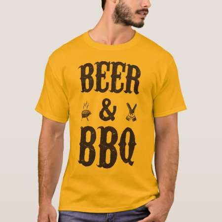 Beer And Bbq T-shirt
