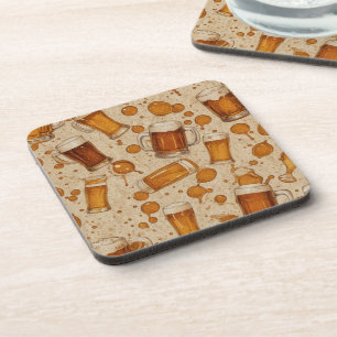 Beer and bubbles beverage coaster