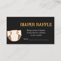 Beer and Diapers Baby Shower Diaper Raffle