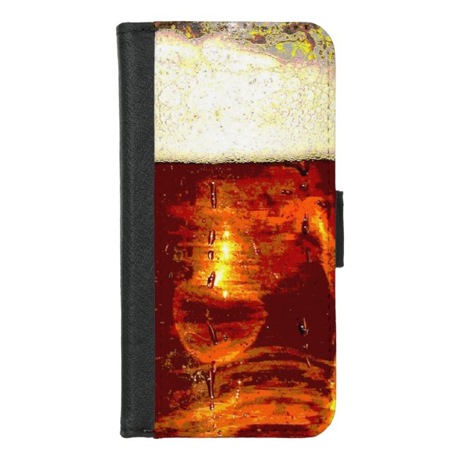 Beer and Foam iPhone 8/7 Wallet Case