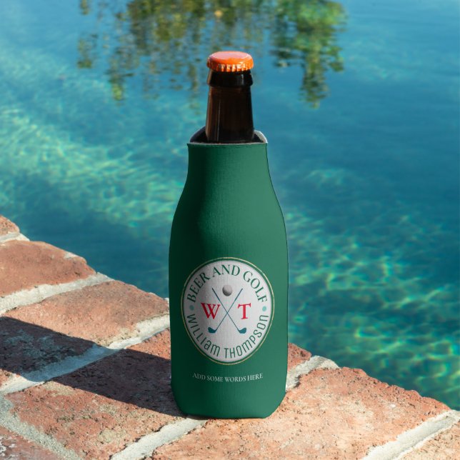 BEER AND GOLF  Golf-Player Green  Bottle Cooler (In Situ Pool)