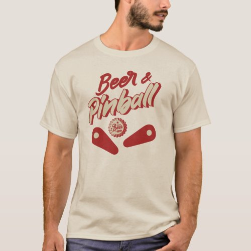 Beer And Pinball  T_Shirt
