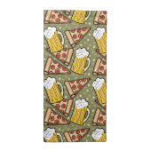 Beer and Pizza Graphic Napkin (Half Fold)