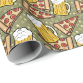 Beer and Pizza Wrapping Paper (Roll Corner)