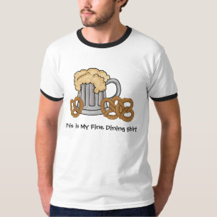 Beer and Pretzels Fine Dining T-shirt